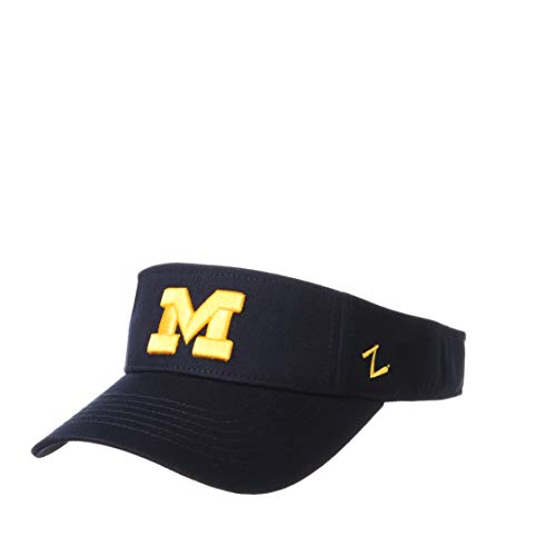 Zephyr NCAA Michigan Wolverines Mens Adjustable Visor Drill