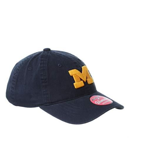 Michigan Wolverines Blue Women's Cotton Scholarship Adjustable Hat