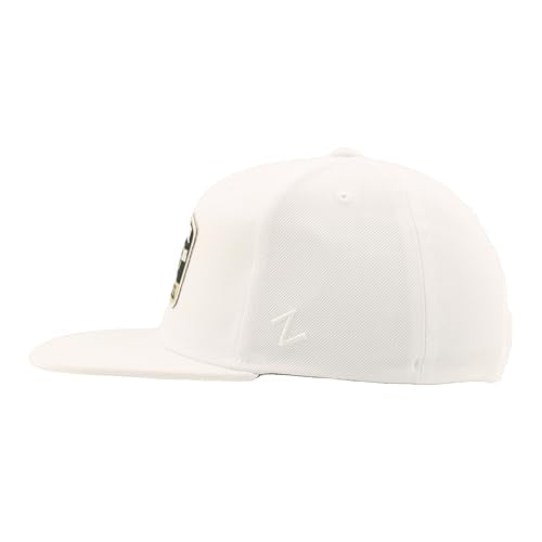 ZHATS Standard NCAA Officially Licensed Hat Flat Snapback Z11 Switchback White