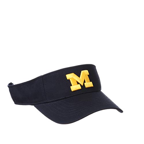 Zephyr NCAA Michigan Wolverines Mens Adjustable Visor Drill