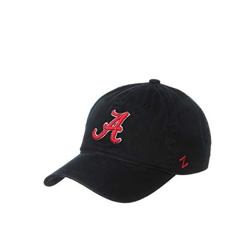 Zephyr NCAA Alabama Crimson Tide Mens Adjustable Scholarship Hat Black