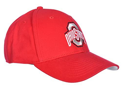Ohio State Buckeyes Red Men's MVP Adjustable Baseball Hat