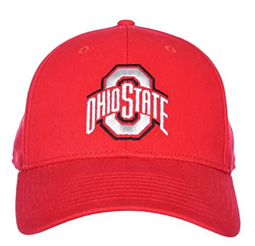 Ohio State Buckeyes Red Men's MVP Adjustable Baseball Hat