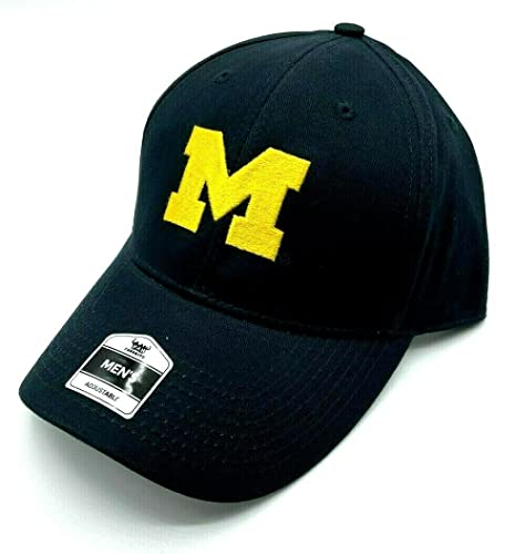Officially Licensed Michigan Classic Logo Embroidered MVP Adjustable Hat