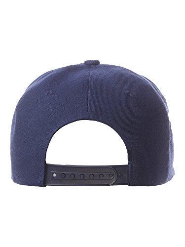 Michigan Wolverines Original Navy Blue Snapback Adjustable Flat Visor Hat
