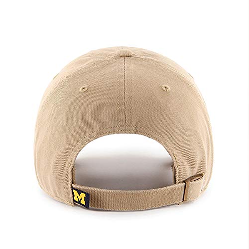 47 NCAA Michigan Wolverines Mens Clean Up Adjustable Hat Clean Up Adjustable Hat