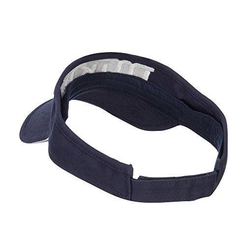 Duke Blue Devils Embroidered Sandwich Visor - Navy White OSFM