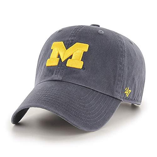 Michigan Wolverines Blue Cotton Clean Up Adjustable Hat