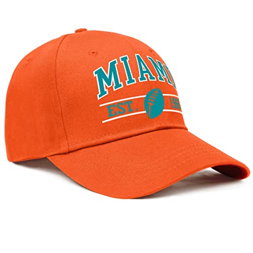 Kneenow Miami Hat for Men Women Apparel Gifts Orange