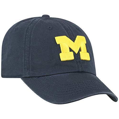 Michigan Wolverines Men's Relaxed Fit Unstructured Blue Adjustable Hat