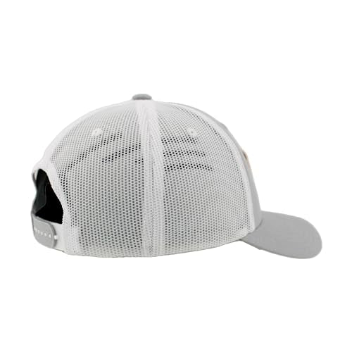ZHATS Standard NCAA Officially Licensed Snapback Hat Big Rig Patch Gray White Switchback