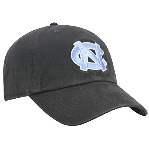 North Carolina Tar Heels UNC Men's Charcoal Gray Cotton Relaxed Fit Adjustable Hat