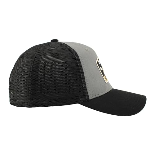 ZHATS Standard NCAA Officially Licensed Snapback Hat Big Rig Patch Black Gray Switchback