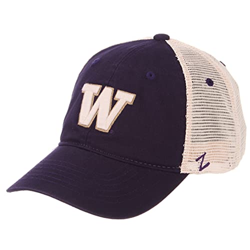 NCAA Zephyr Washington Huskies Mens University Relaxed Hat