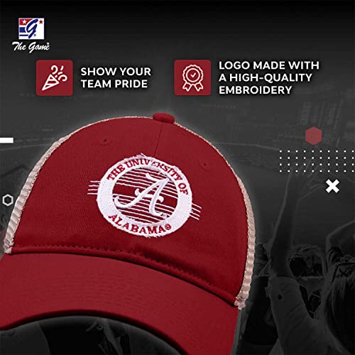 The Game Hat with Adjustable Snapback - Mesh Back Hat with Unstructured and Relaxed Fit