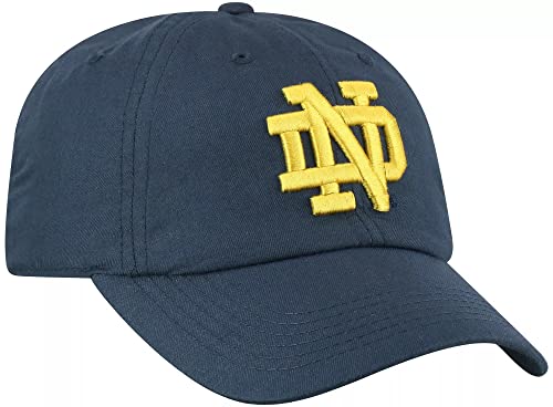 Notre Dame Blue ND Staple Relaxed Unstructured Fit Adjustable Mens/Womens Hat/Cap