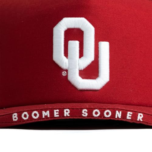 Dyme Lyfe Mens Oklahoma Sooners Big Bill Snapback Hat OSFM Red