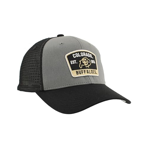 ZHATS Standard NCAA Officially Licensed Snapback Hat Big Rig Patch Black Gray Switchback