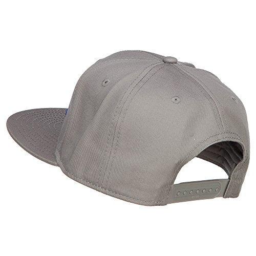 Duke Blue Devils Gray Embroidered Flat Bill Cotton Snapback Adjustable Hat
