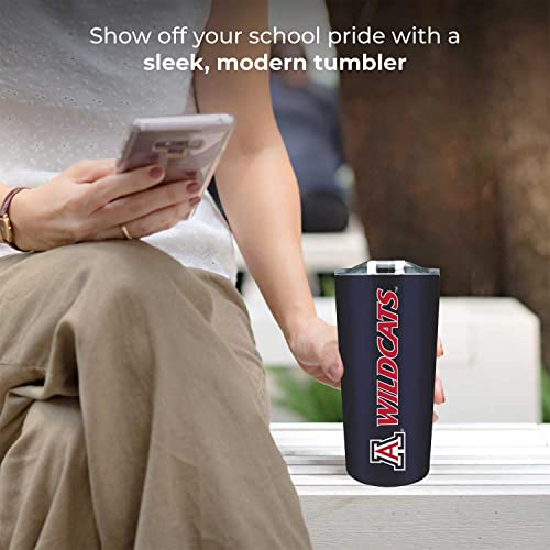 Campus Colors NCAA Stainless Steel Tumbler Perfect for Gameday - 18 oz - Double Walled - Keeps Drinks Perfectly Insulated