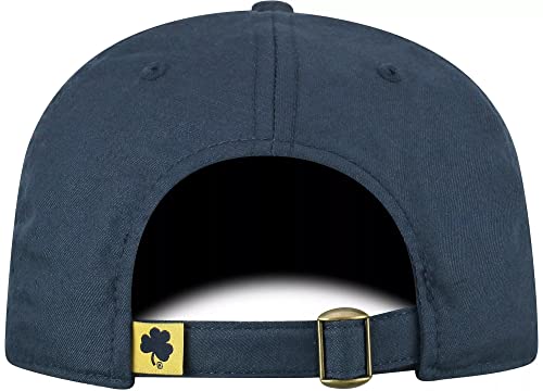 Notre Dame Blue ND Staple Relaxed Unstructured Fit Adjustable Mens/Womens Hat/Cap