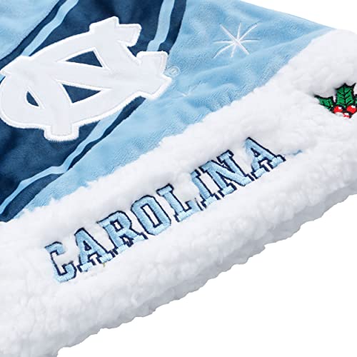 FOCO North Carolina Tar Heels NCAA High End Santa Hat