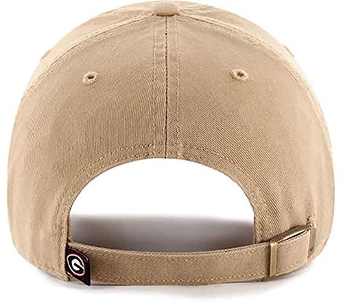 Georgia Bulldogs Clean Up Adjustable Strapback Khaki Tan Hat