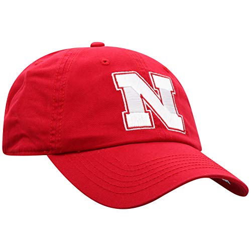Nebraska Cornhuskers Men's Adjustable Relaxed Fit Team Icon Red Adjustable Hat