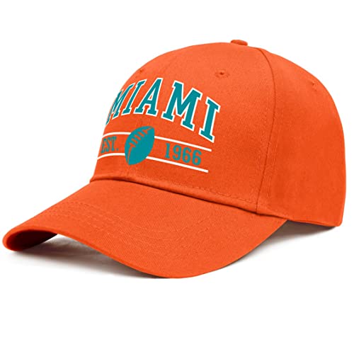 Kneenow Miami Hat for Men Women Apparel Gifts Orange