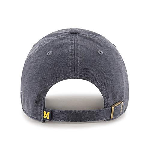 Michigan Wolverines Blue Cotton Clean Up Adjustable Hat