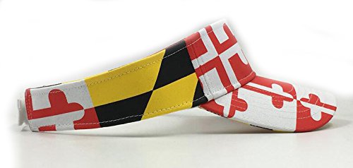 CTX Hats Visor Maryland Flag Yellow