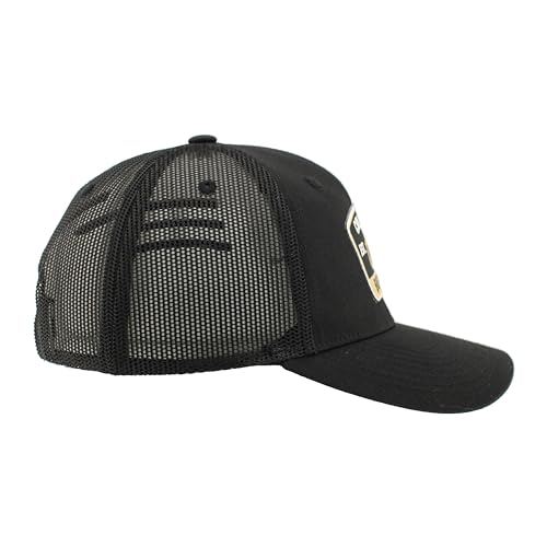 ZHATS Standard NCAA Officially Licensed Snapback Hat Big Rig Patch Black Switchback