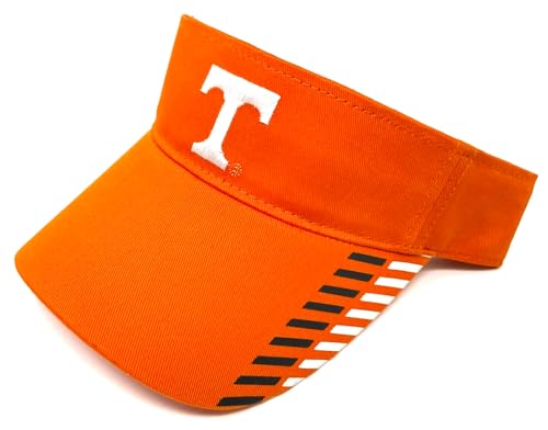 Alert Tennessee Volunteers Logo Orange Curved Bill Adjustable Sun Visor Hat