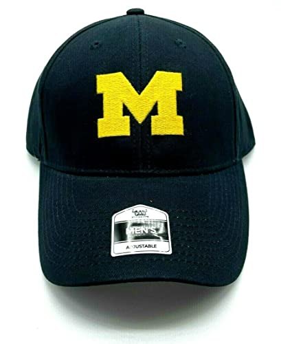 Officially Licensed Michigan Classic Logo Embroidered MVP Adjustable Hat