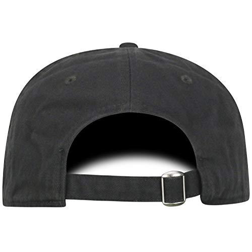 North Carolina Tar Heels UNC Men's Charcoal Gray Cotton Relaxed Fit Adjustable Hat