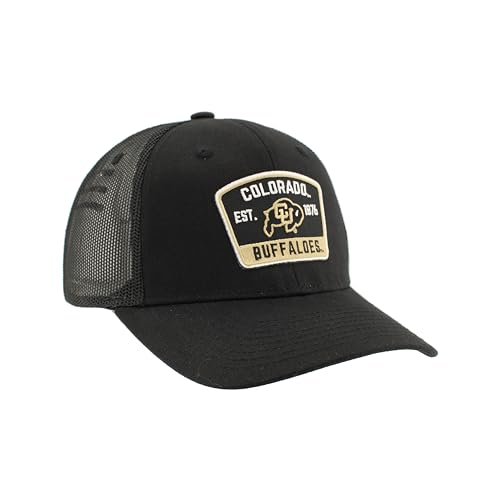 ZHATS Standard NCAA Officially Licensed Snapback Hat Big Rig Patch Black Switchback