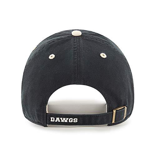 Georgia Bulldogs Mens Black Ice Clean Up Adjustable Hatice Adjustable Hat