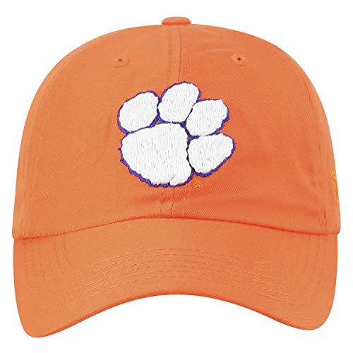 Top of the World Clemson Tigers Men's Adjustable Cotton Stretch College Staple Team Color Icon Hat