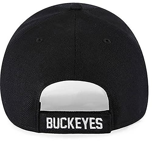 Ohio State Buckeyes MVP Black Adjustable Hat