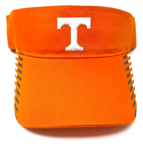 Alert Tennessee Volunteers Logo Orange Curved Bill Adjustable Sun Visor Hat