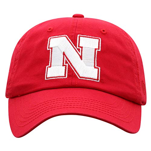 Nebraska Cornhuskers Men's Adjustable Relaxed Fit Team Icon Red Adjustable Hat