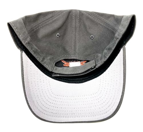 National Cap MVP Texas Longhorns Mascot Logo Dark Grey Curved Bill Adjustable Hat