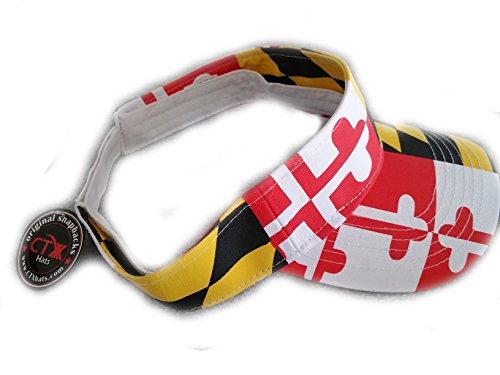 CTX Hats Visor Maryland Flag Yellow
