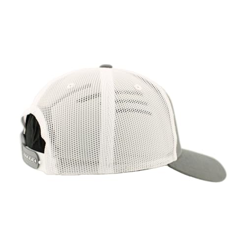 ZHATS Standard NCAA Officially Licensed Snapback Hat Big Rig Patch Smoke White Switchback