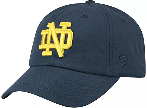 Notre Dame Blue ND Staple Relaxed Unstructured Fit Adjustable Mens/Womens Hat/Cap