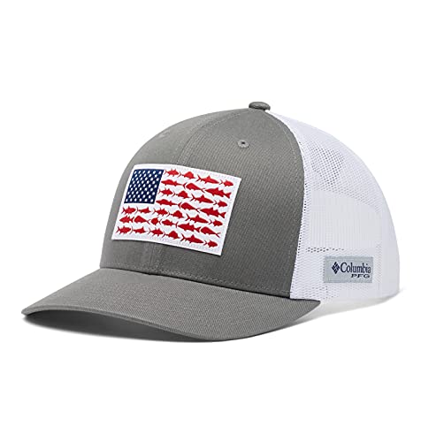 Columbia Men's PFG Fish Flag Snapback Ball Cap