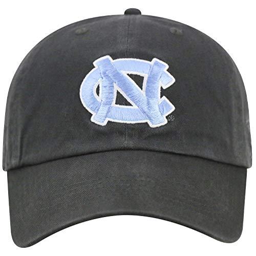 North Carolina Tar Heels UNC Men's Charcoal Gray Cotton Relaxed Fit Adjustable Hat