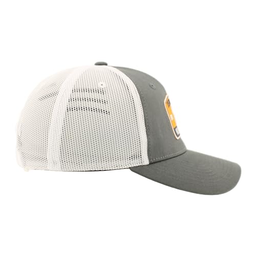 ZHATS Standard NCAA Officially Licensed Snapback Hat Big Rig Patch Smoke White Switchback