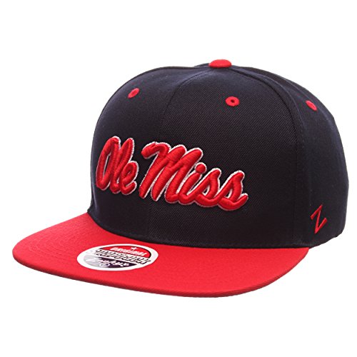 NCAA Zephyr Mississippi Old Miss Rebels Mens Z11 Snapback Hat