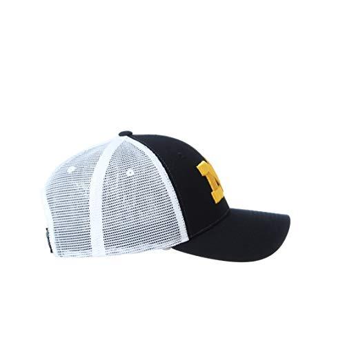 Michigan Wolverines Mens Blue Big Rig Mesh Trucker Adjustable Hat